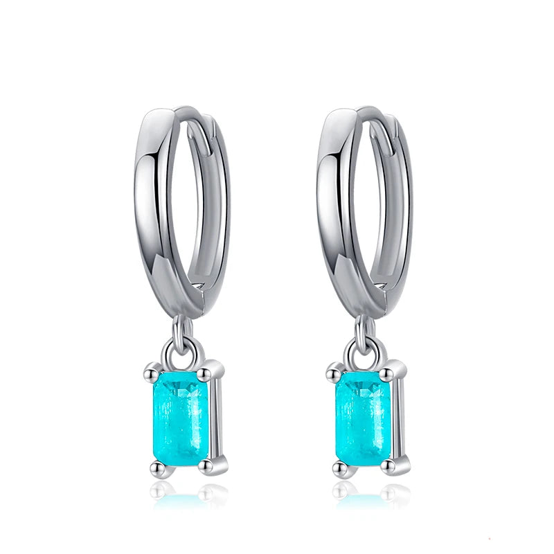 Tourmaline Huggie Hoops