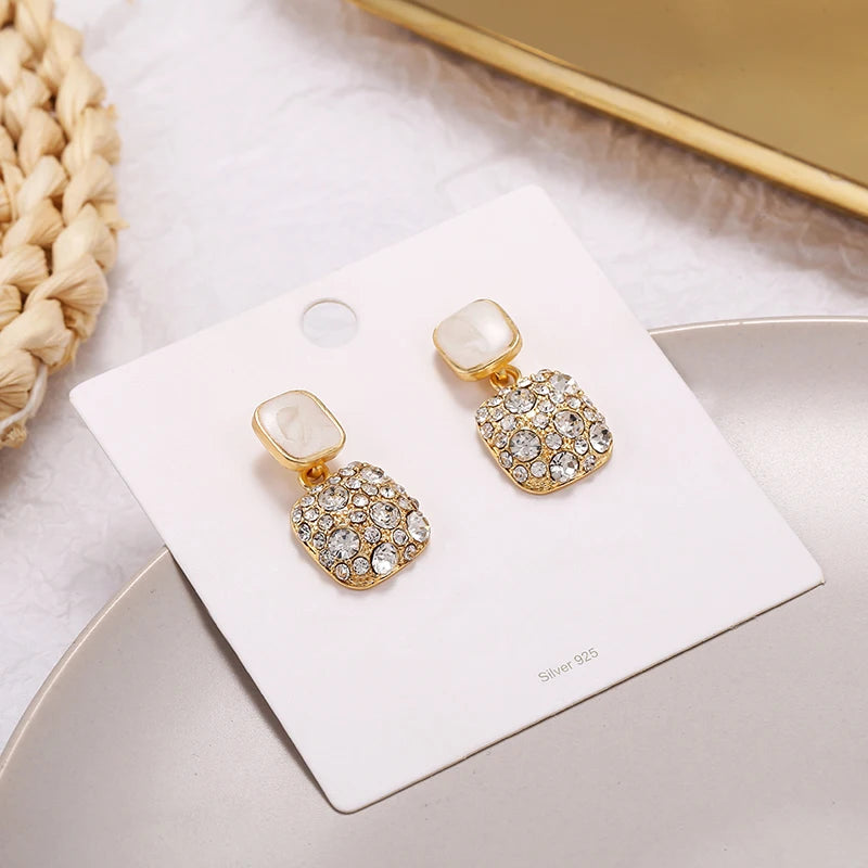 Vintage Purple Crystal Drops