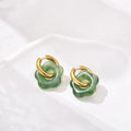 Bubble Flower Drop Earrings