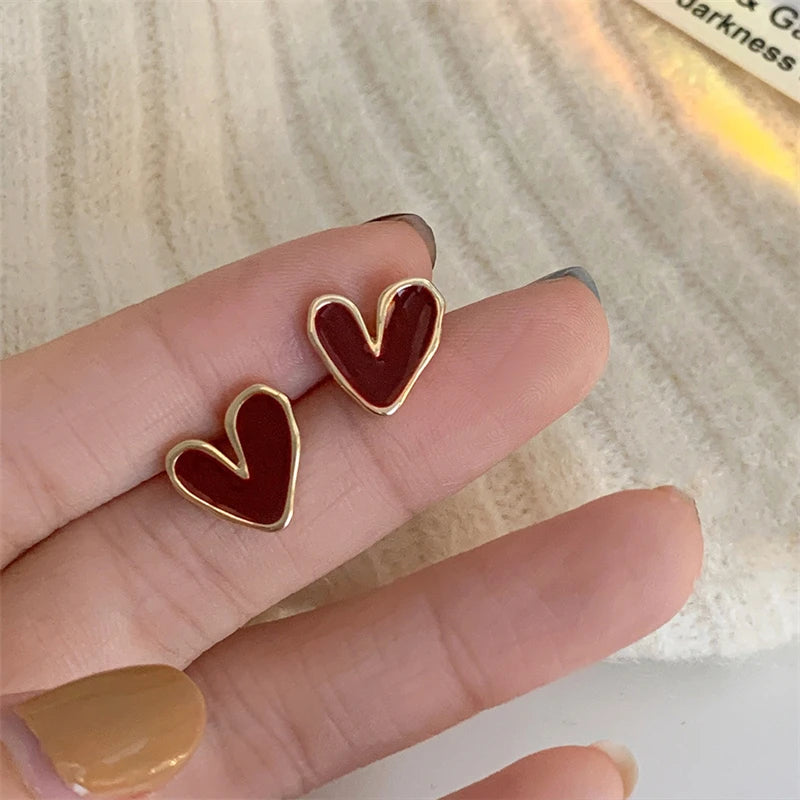 Vintage Dripping Oil Drop and Stud Earrings