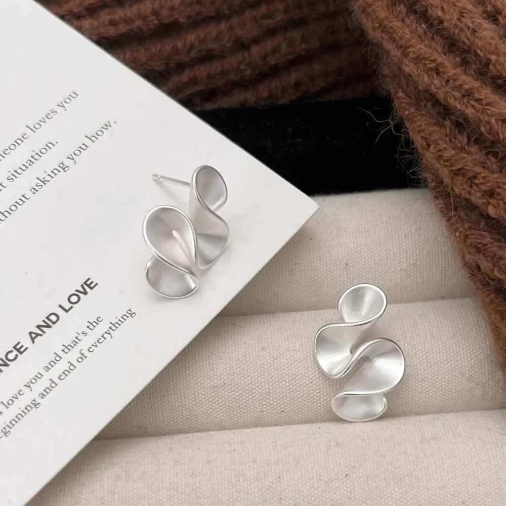 Twisted Flower Stud