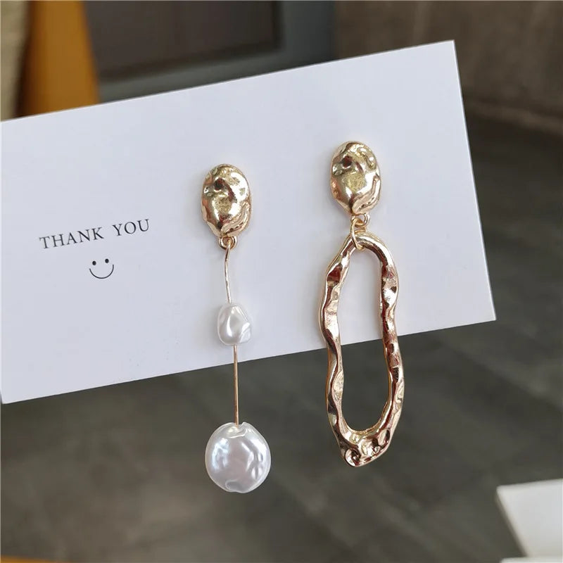 Baroque Pearl Drop Earrings