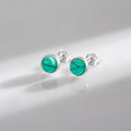 Vintage Round Turquoise Stud