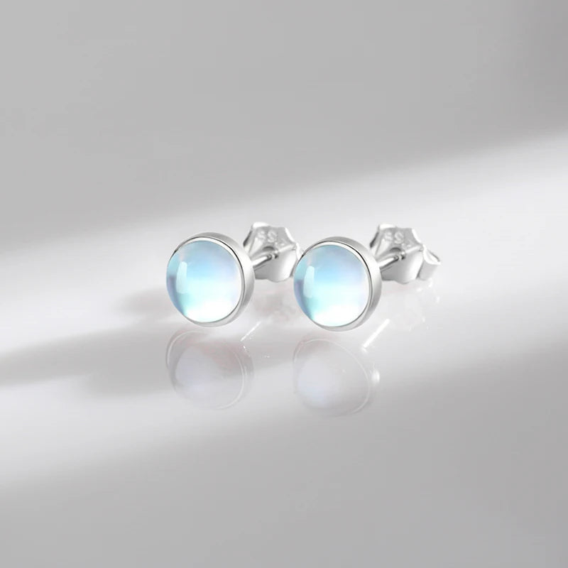 Exquisite Moonstone Studs