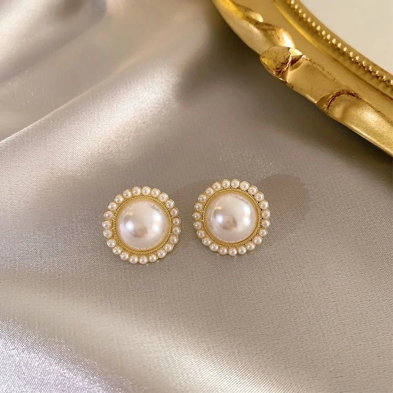 Vintage Dripping Oil Drop and Stud Earrings