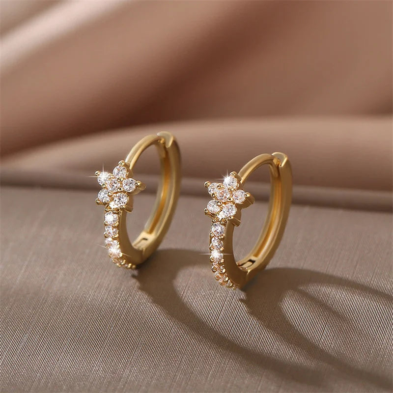 Star Huggie Hoops