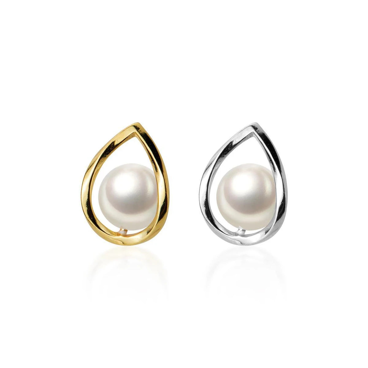 Charm Drop Water Pearl Stud