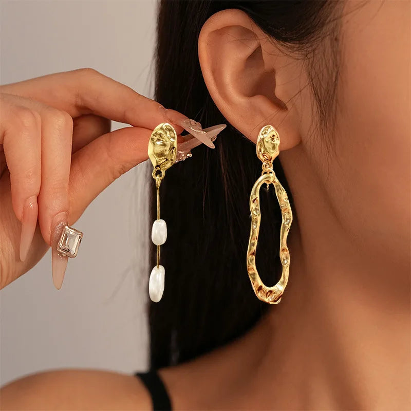Baroque Pearl Drop Earrings