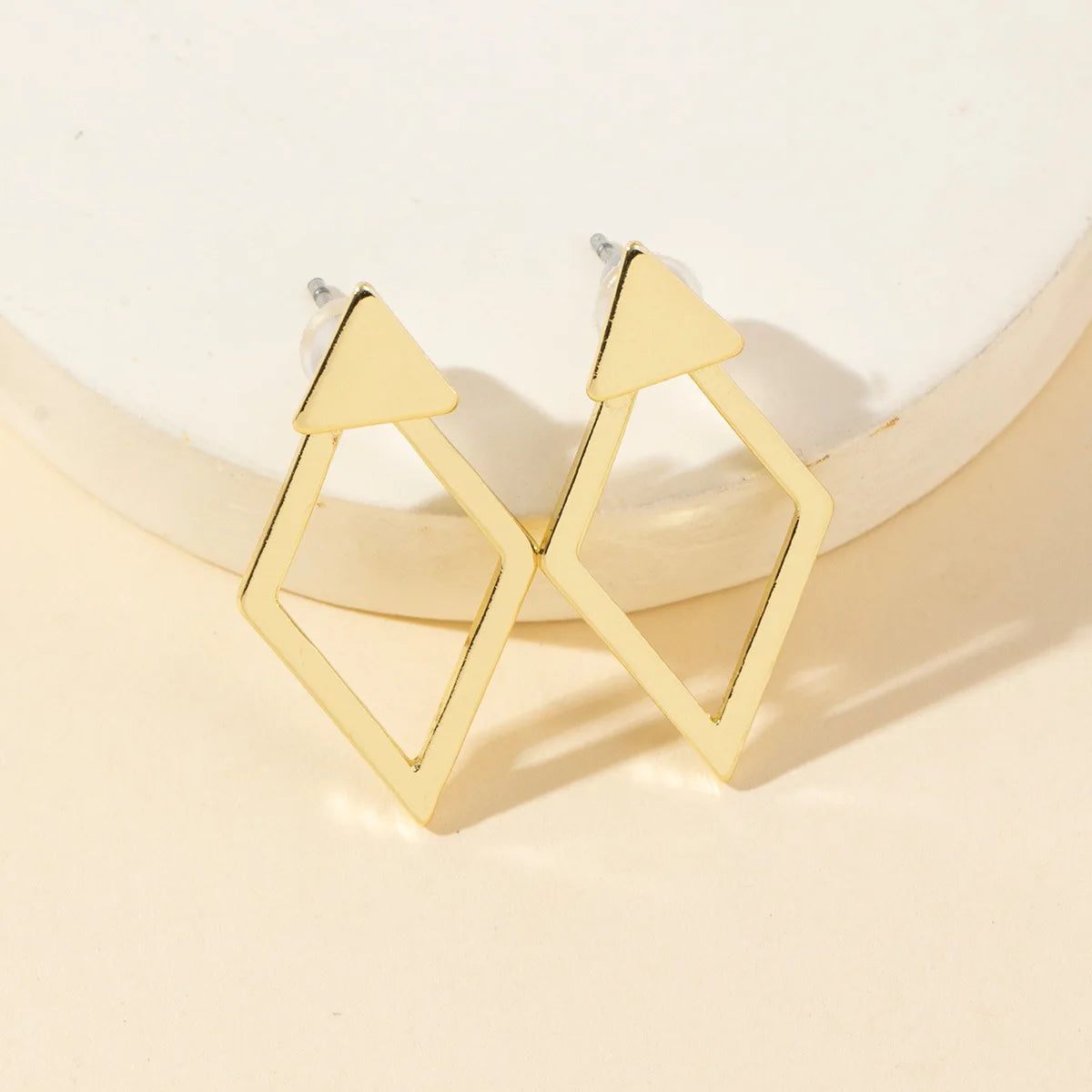 Minimalist Detachable Triangles Studs
