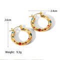 Bedazzled Vintage Hoops