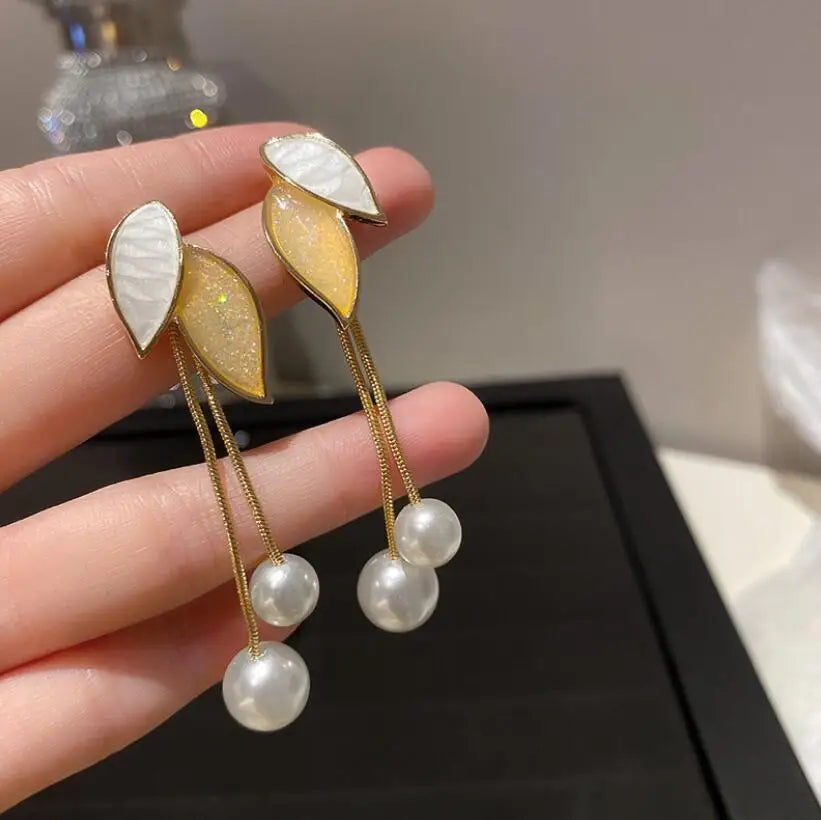 Sweet Leaf Stud and Drop Earrings