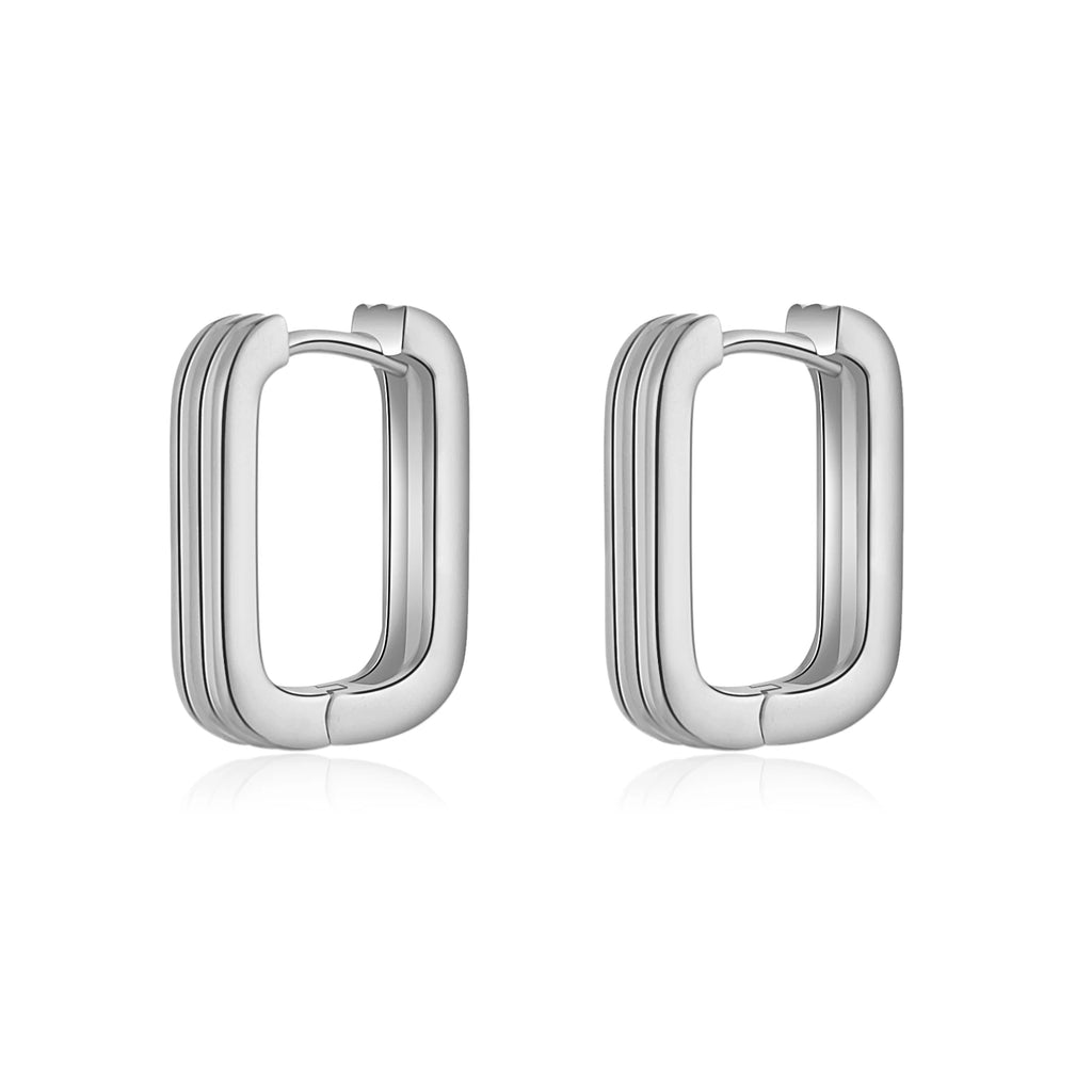 Plain Square Hoops