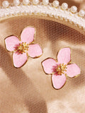Hibiscus Glaze Flower Studs
