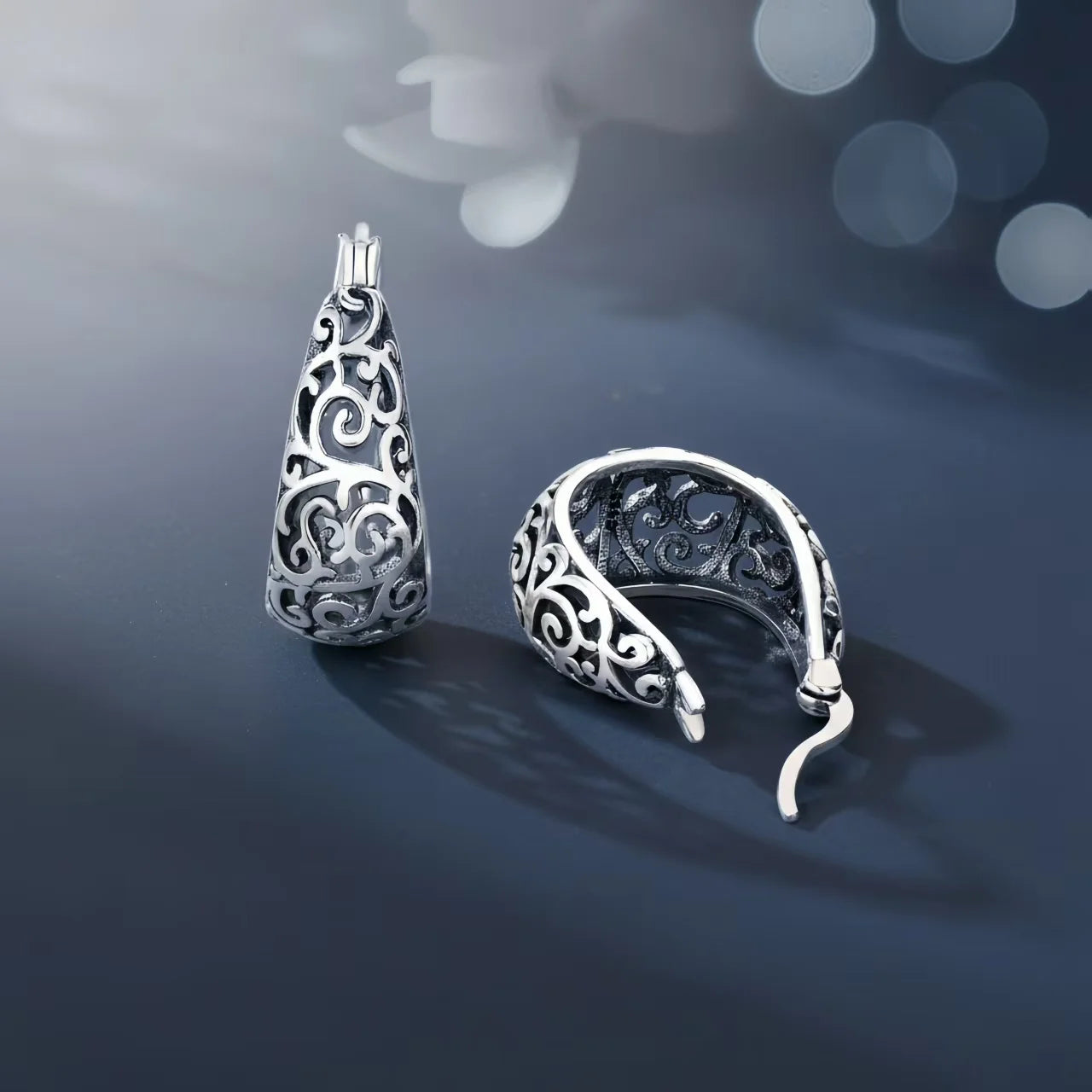 Vintage Vine Hoops