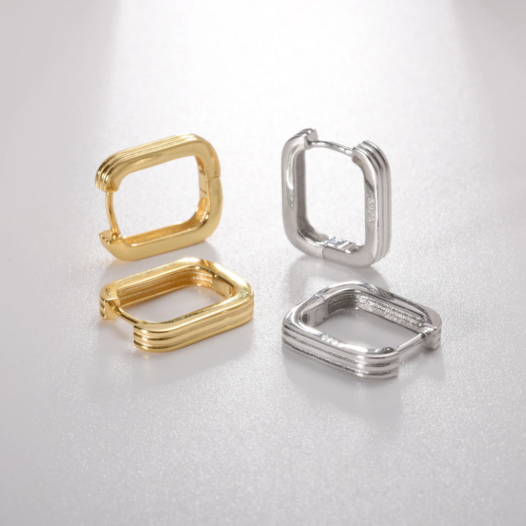 Plain Square Hoops