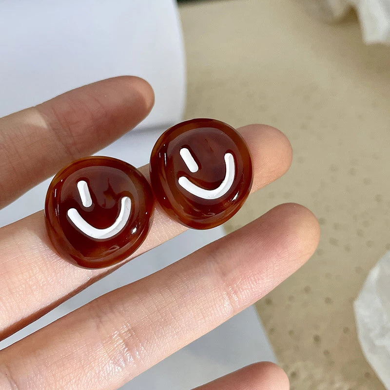 Vintage Fall & Winter Brown Drop and Stud Earrings