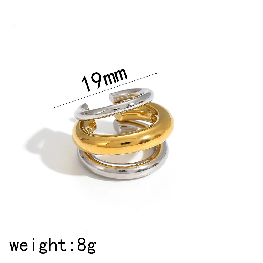 Gold Multilayer Cuff