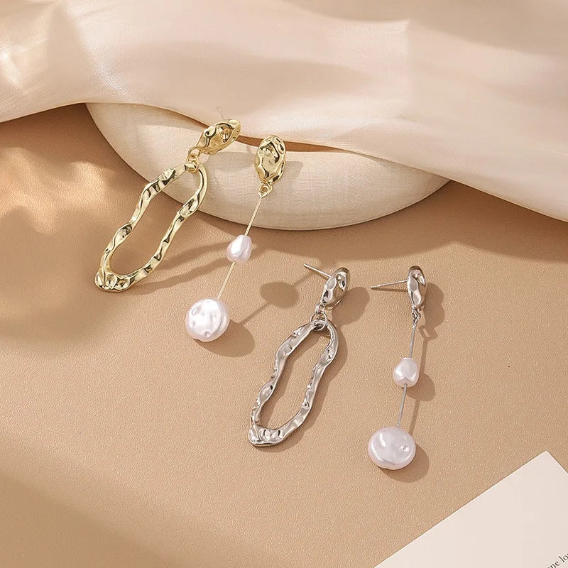 Baroque Pearl Drop Earrings