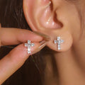 Minimalistic Cross Studs