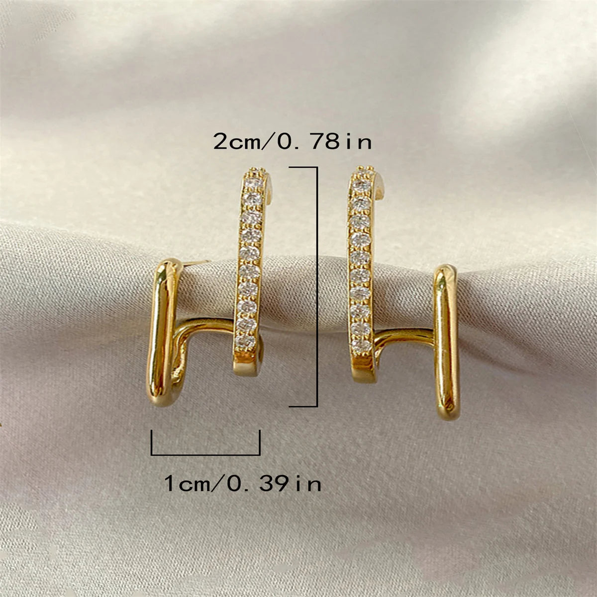 Irregular U-shaped Studs