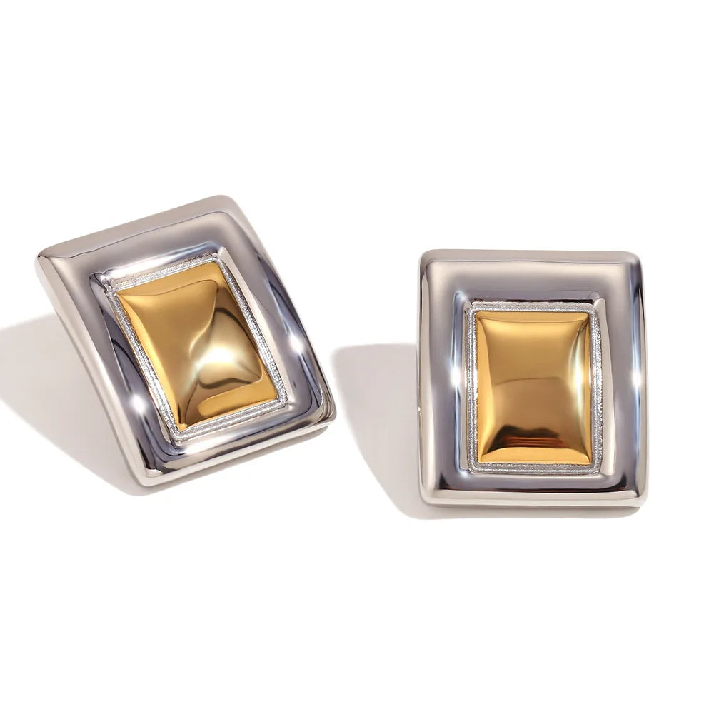 Vintage-Inspired Rectangular Studs