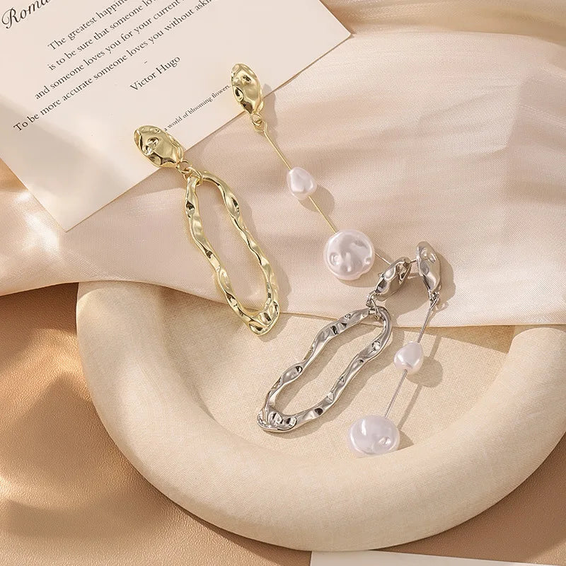 Baroque Pearl Drop Earrings