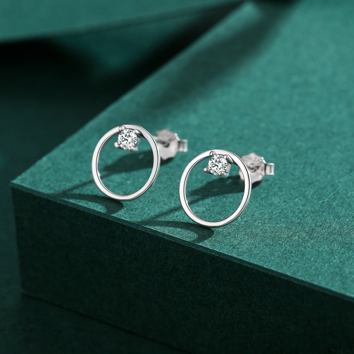 Minimalist Open Circle Stud