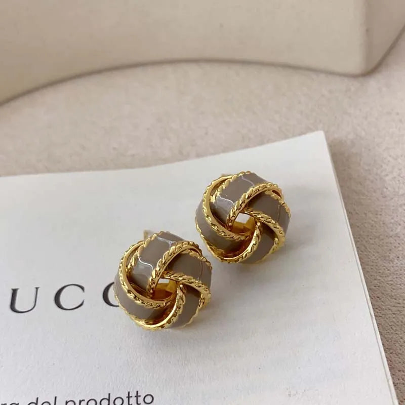 Vintage Twisted Drip Stud