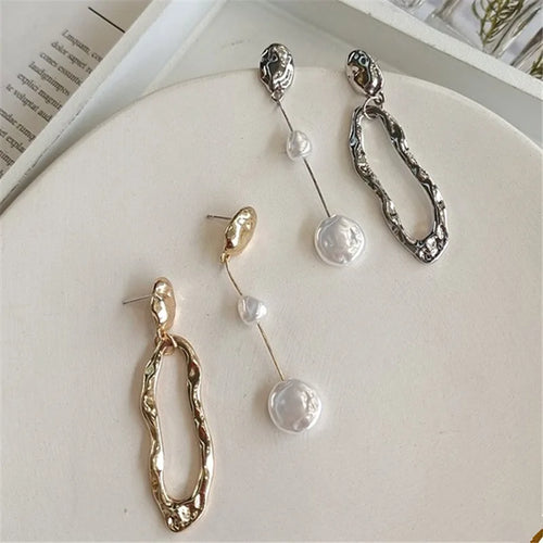 Baroque Pearl Drop Earrings