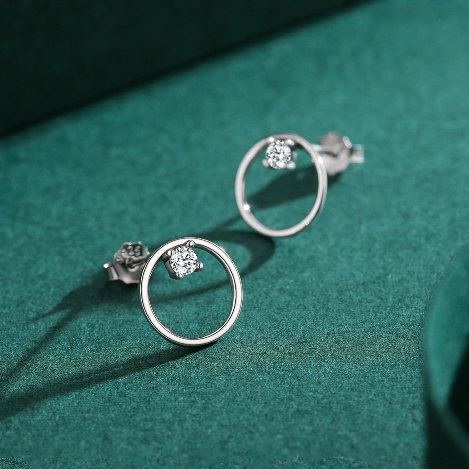 Minimalist Open Circle Stud