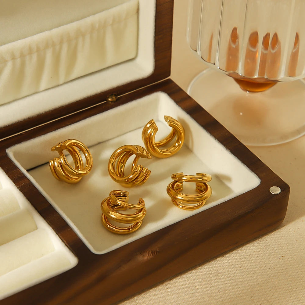 Gold Multilayer Cuff