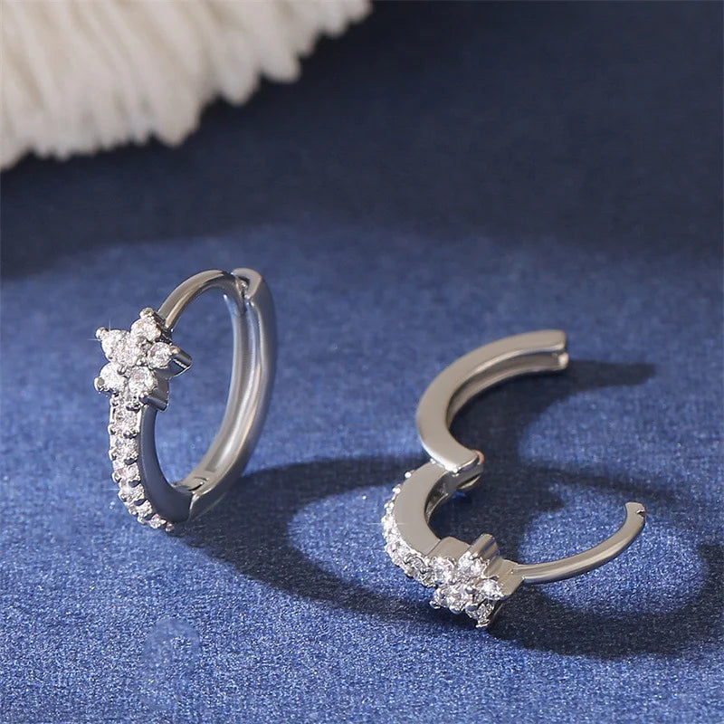 Star Huggie Hoops