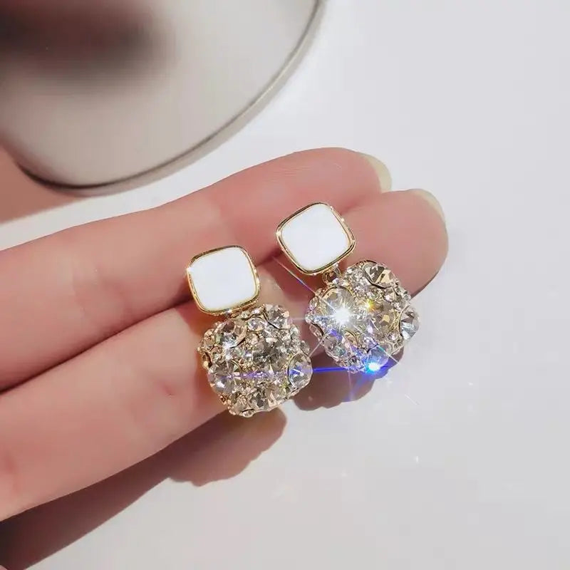 Vintage Purple Crystal Drops