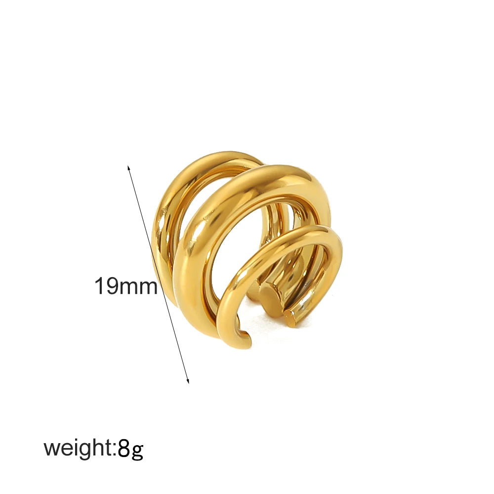 Gold Multilayer Cuff