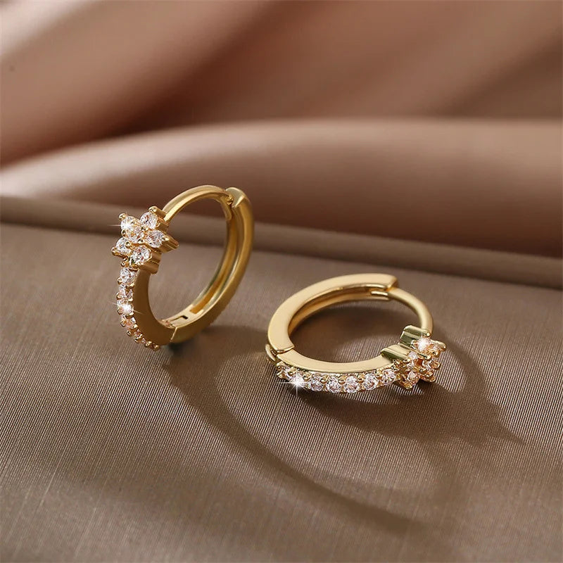 Star Huggie Hoops
