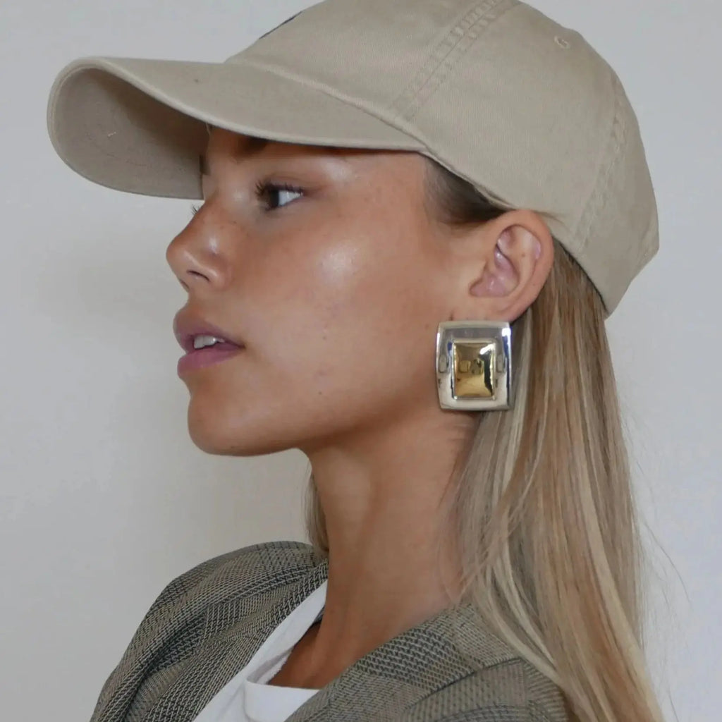 Vintage-Inspired Rectangular Studs