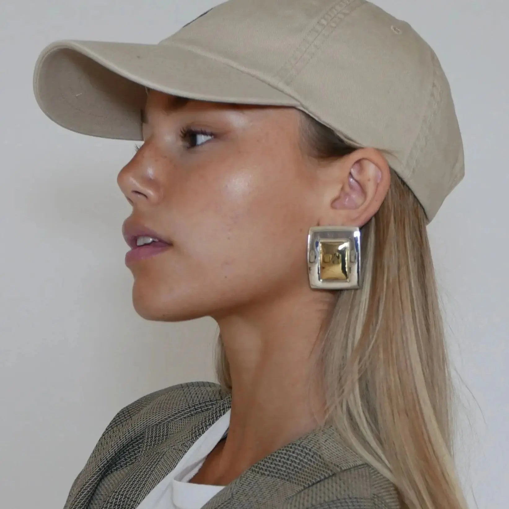 Vintage-Inspired Rectangular Studs