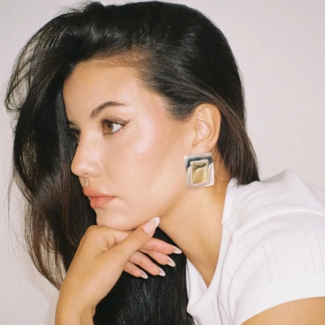 Vintage-Inspired Rectangular Studs