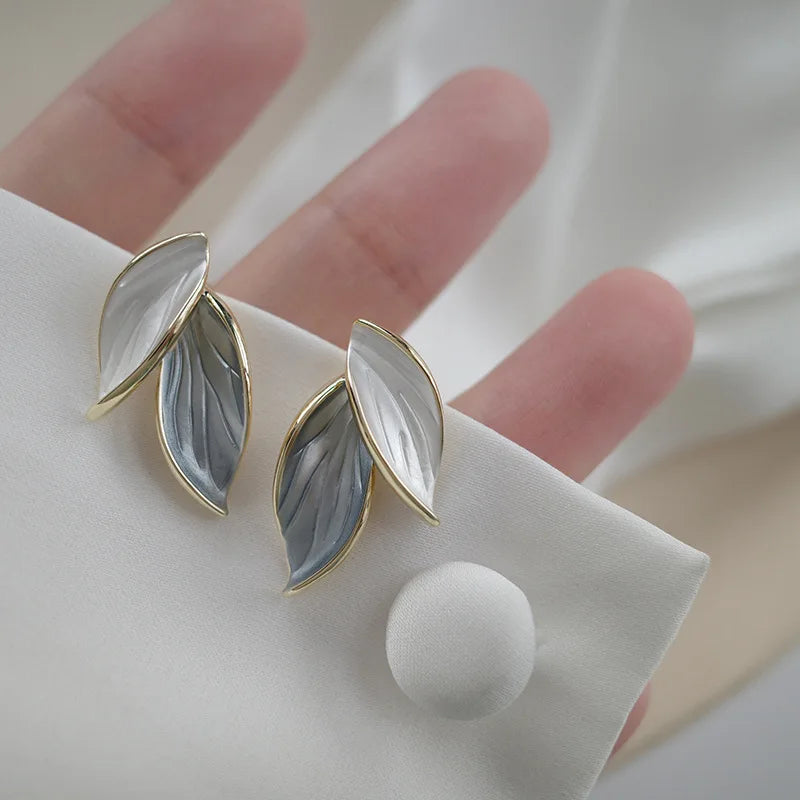 Sweet Leaf Stud and Drop Earrings