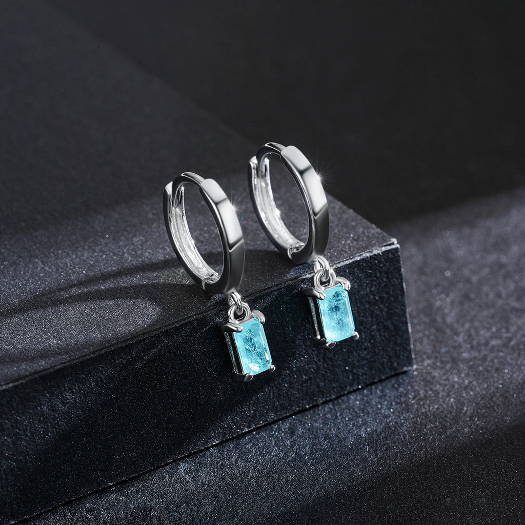 Tourmaline Huggie Hoops