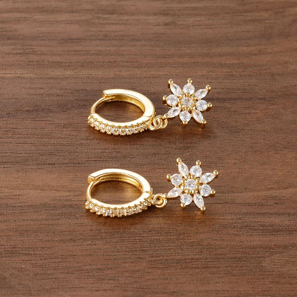 Star Dangle Drop Earrings