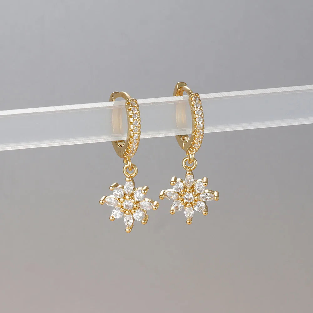 Star Dangle Drop Earrings