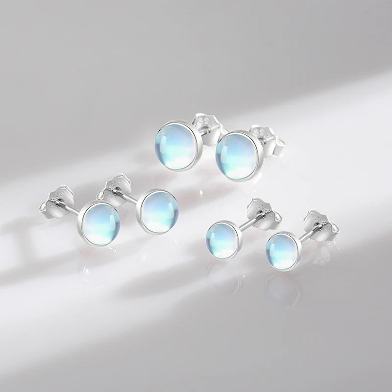 Exquisite Moonstone Studs