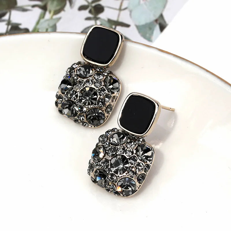 Vintage Purple Crystal Drops