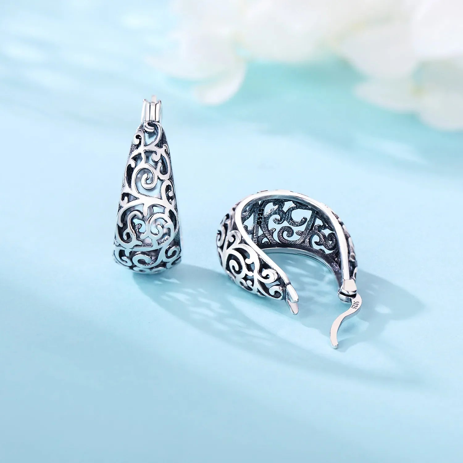 Vintage Vine Hoops