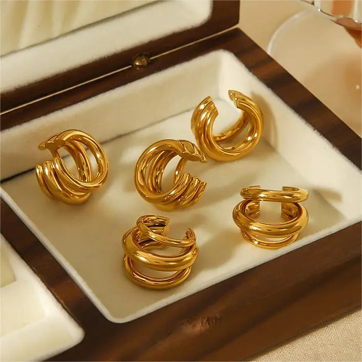 Gold Multilayer Cuff