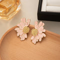 French Vintage Daisy Drop Studs