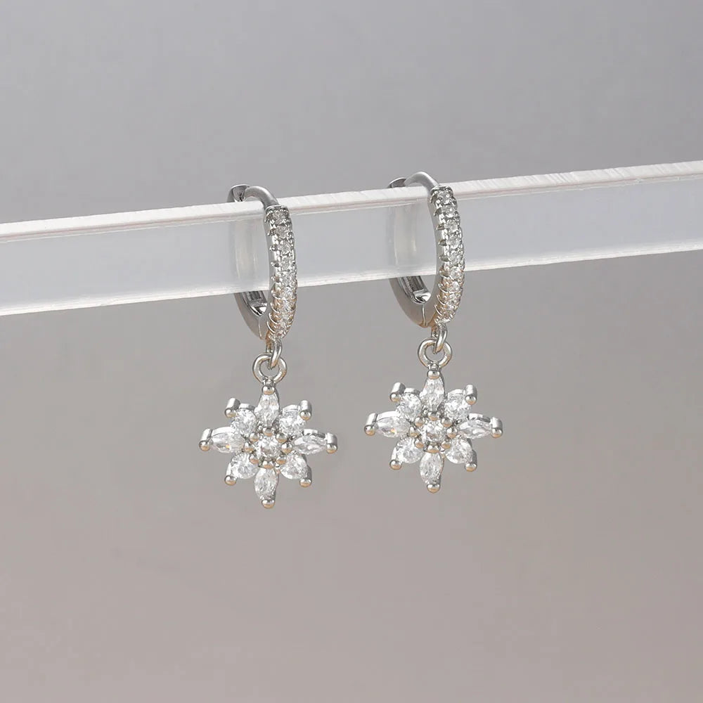 Star Dangle Drop Earrings
